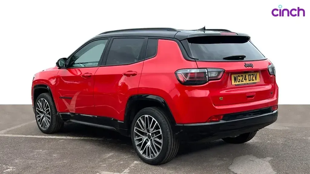 Used Jeep Compass Summit 2024 Red and black SUV