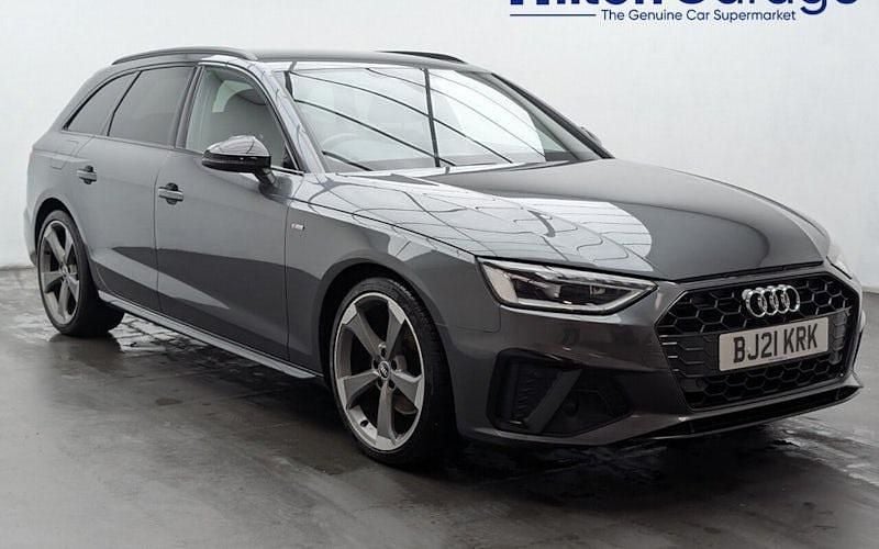 Grey Used 2021 Audi A4 Black Edition Estate | £18,850 (Fair price) - Image 1/4