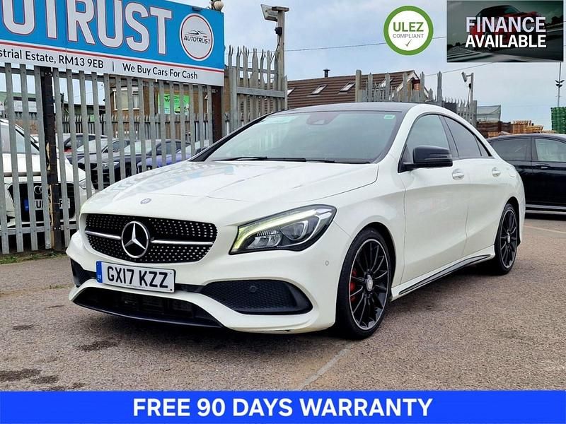 Used Mercedes CLA220 AMG line 177 HP (130 kW) 2017 White Sedan