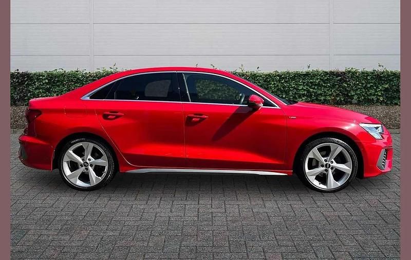 Used Audi A3 S-Line 150 HP (110 kW) 2023 Red Sedan