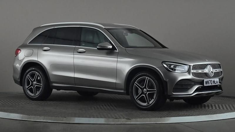 Used Mercedes GLC220 AMG line 194 HP (142 kW) 2020 Silver SUV