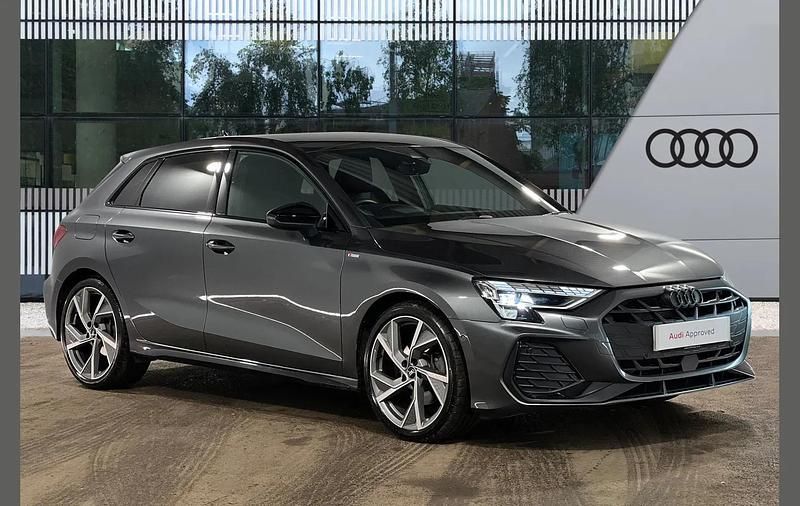 Used Audi A3 Black Edition 150 HP (110 kW) 2025 Grey Hatchback