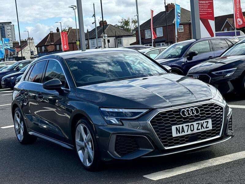 Used Audi A3 S-Line 110 HP (80 kW) 2020 Grey Hatchback