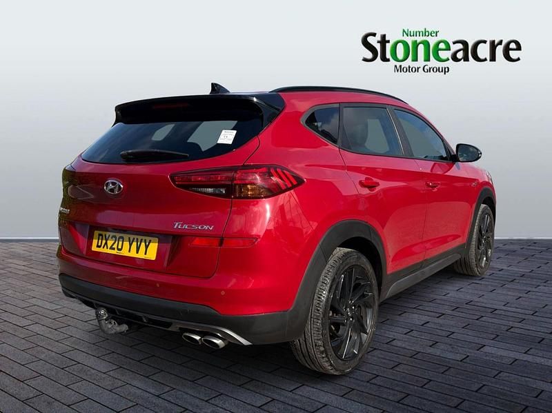 Used Hyundai Tucson N Line 177 HP (130 kW) 2020 Red SUV