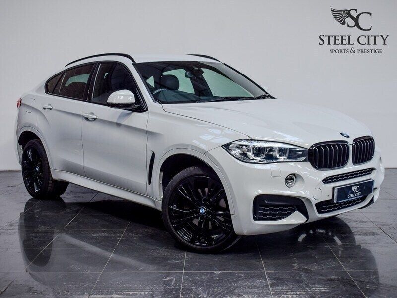 White Used 2017 BMW X6 M Sport SUV | £23,995 (Fair price) - Image 1/3