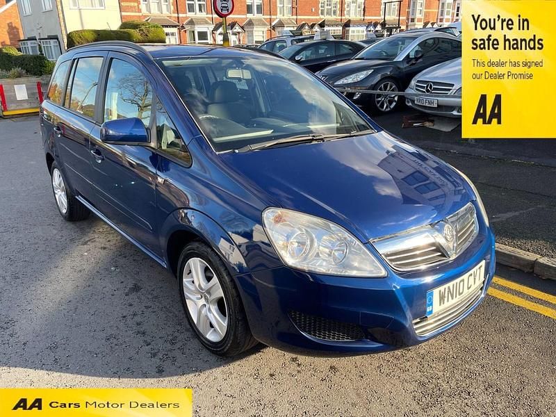 Blue Used 2010 Vauxhall Zafira MPV | £3,000 (Fair price) - Image 1/4