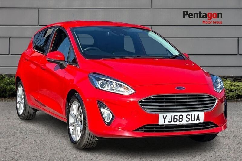 Red Used 2019 Ford Fiesta Titanium Hatchback | £8,449 (Good price) - Image 1/4
