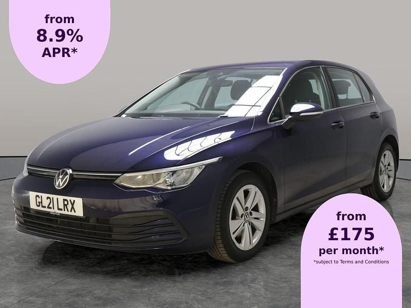 Used VW Golf VIII S 150 HP (110 kW) 2021 Blue Hatchback