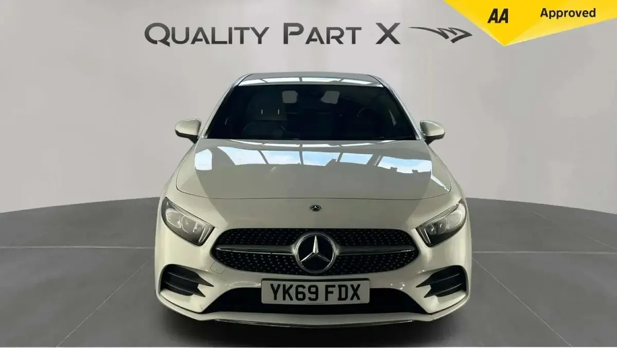 Used Mercedes A200 AMG line 163 HP (119 kW) 2019 White Sedan