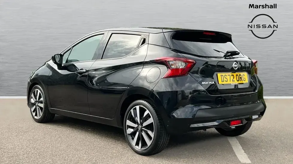 Used Nissan Micra Tekna 92 HP (67 kW) 2022 Black Hatchback