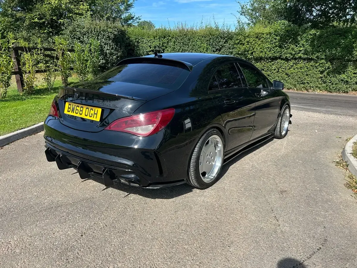 Used Mercedes CLA180 AMG line 2019 Black Coupe