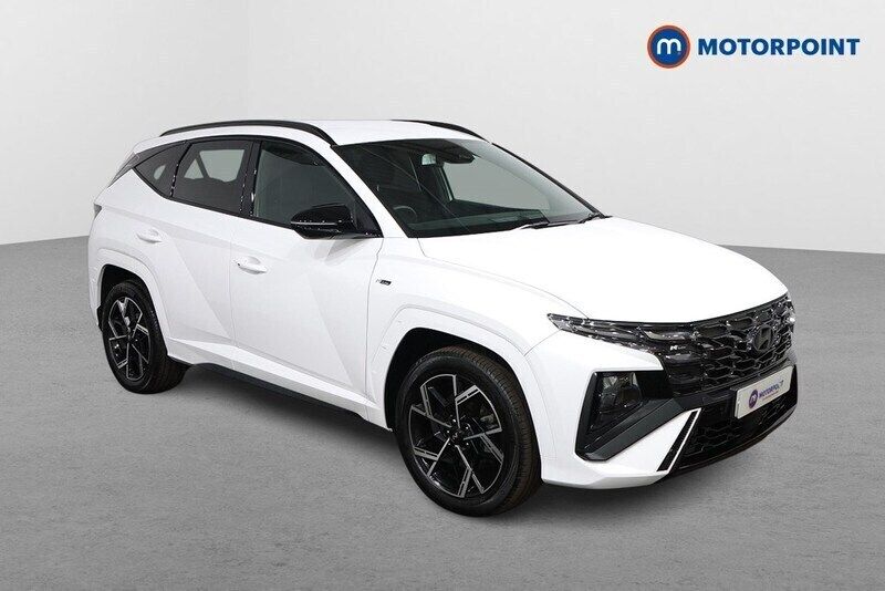 White Used 2024 Hyundai Tucson N Line SUV | £25,549 (Expensive) - Image 1/4