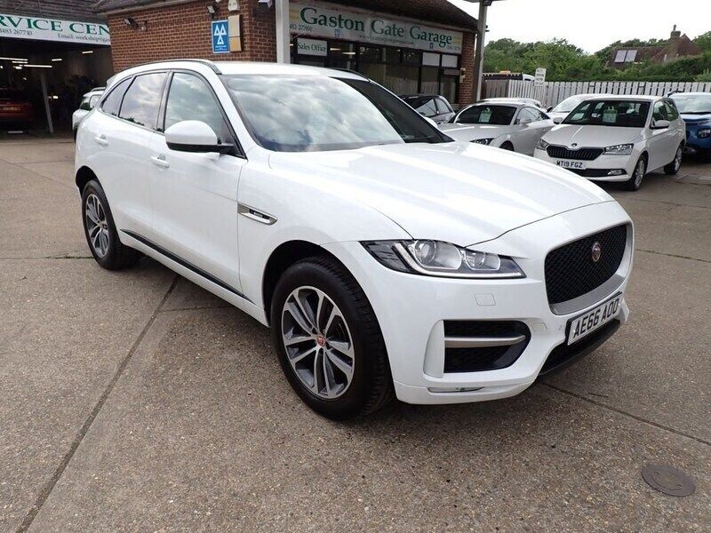 White Used 2016 Jaguar F-Pace R-Sport SUV | £15,490 (Fair price) - Image 1/4