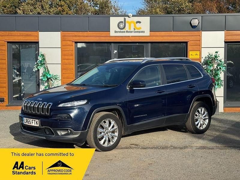 Blue Used 2015 Jeep Cherokee Limited SUV | £6,699 (Good price) - Image 1/2