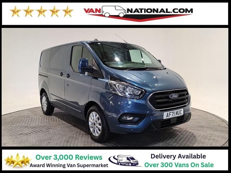 Used Ford Transit Custom Limited 130 HP (95 kW) 2021 Blue Van