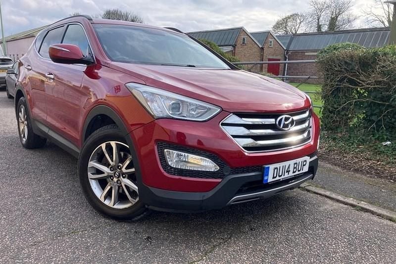 Used Hyundai Santa Fe Premium 194 HP (142 kW) 2014 Red SUV