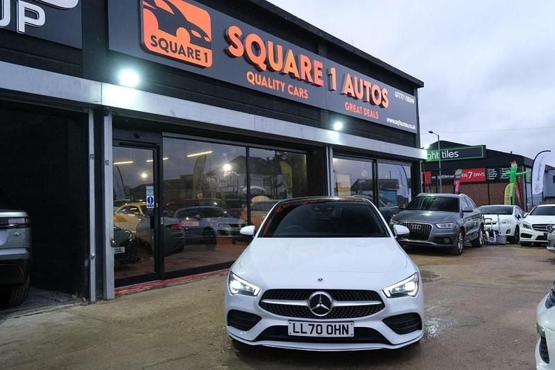 Used Mercedes CLA220 AMG Line Premium Plus 190 HP (139 kW) 2020 White Sedan