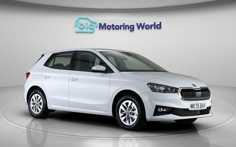New Skoda Fabia SE 116 HP (85 kW) 2025 White Hatchback