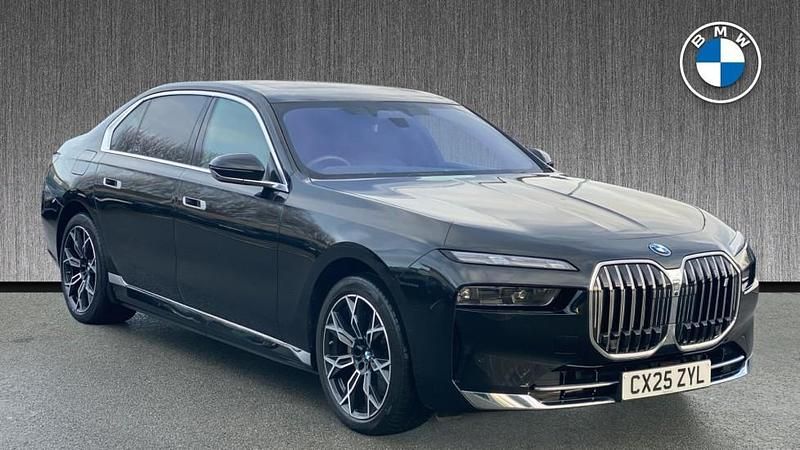 Black Used 2025 BMW i7 Comfort Edition Sedan | £82,499 (Expensive) - Image 1/4