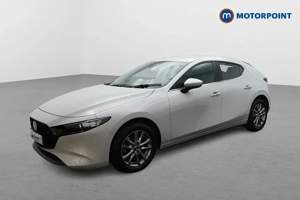 Used Mazda 3 Center-Line 2025 White Hatchback