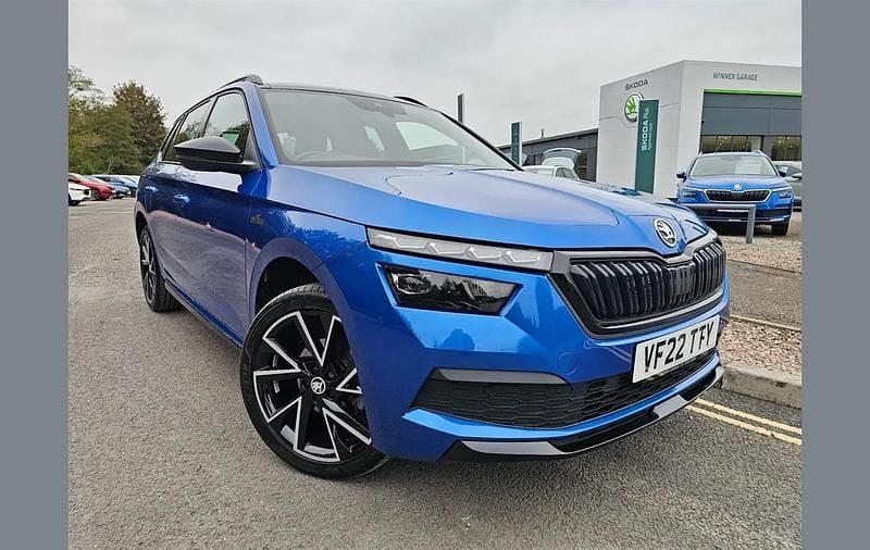 Blue Used 2022 Skoda Kamiq Monte Carlo SUV | £18,995 (Fair price) - Image 1/4