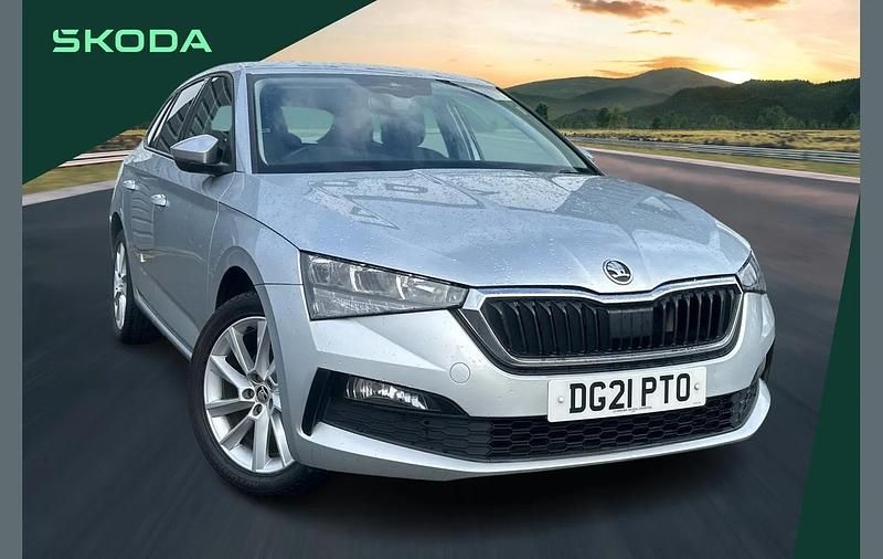 Used Skoda Scala SE 110 HP (80 kW) 2021 Silver Hatchback