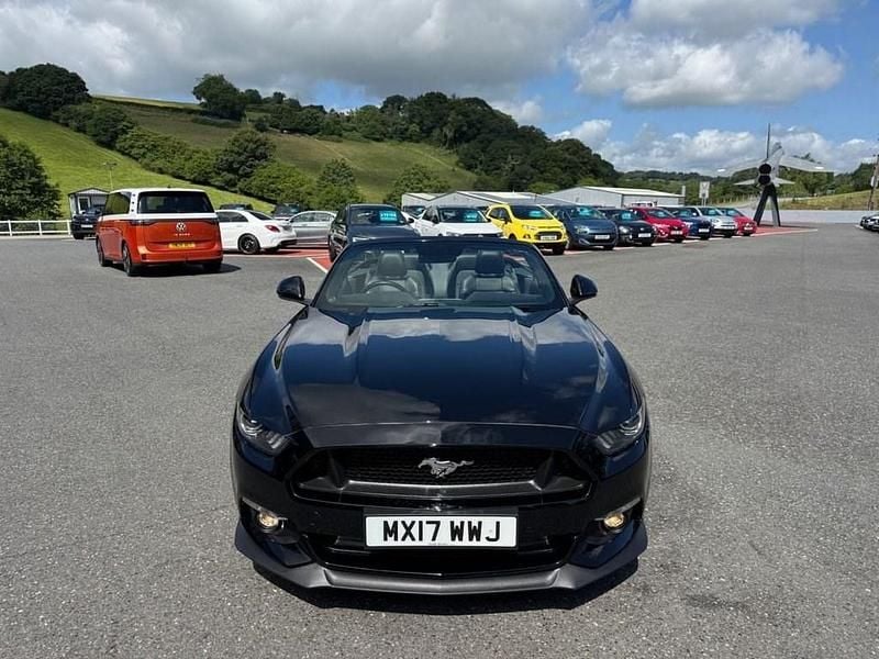 Used Ford Mustang GT Convertible 416 HP (305 kW) 2017 Black Cabriolet