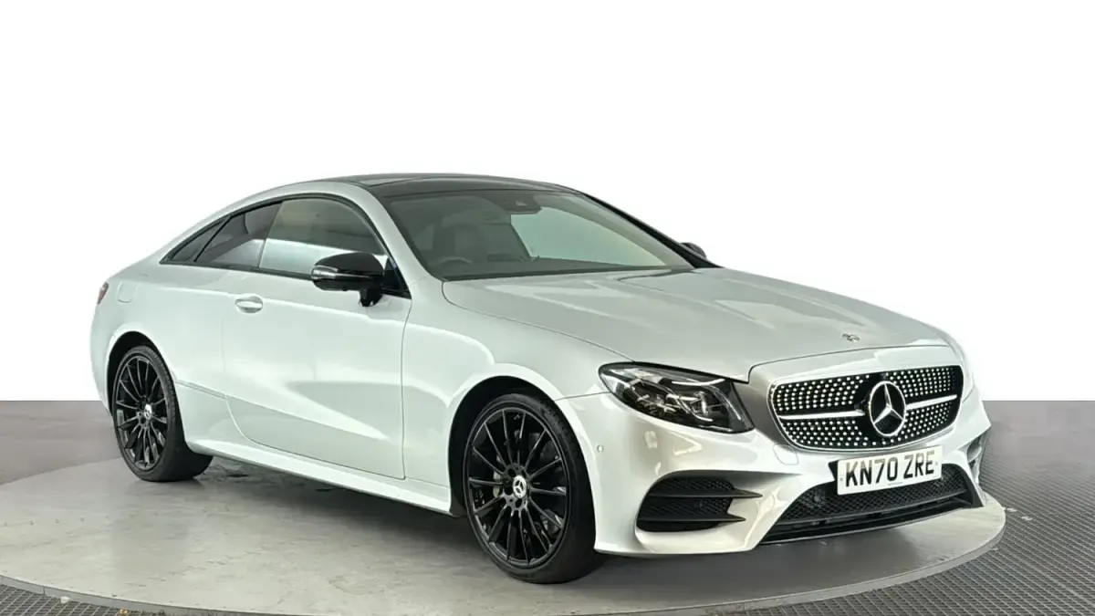 Used Mercedes E350 AMG Line Premium Plus 313 HP (230 kW) 2020 Silver Coupe