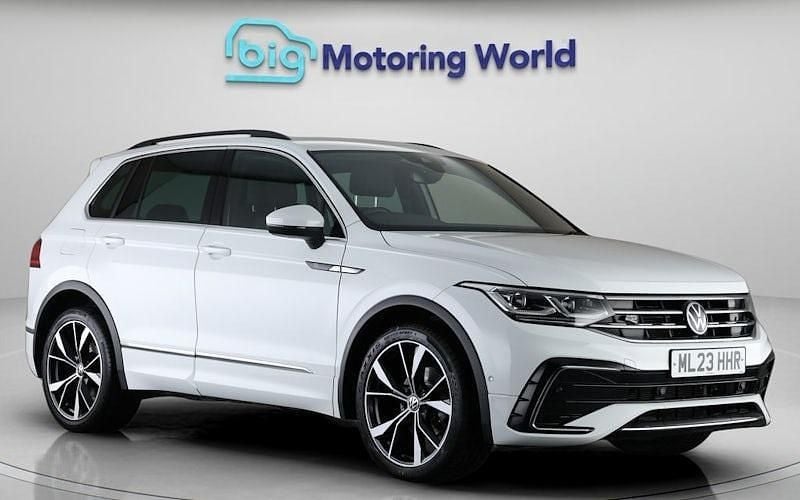 Used VW Tiguan R-line 150 HP (110 kW) 2023 White SUV