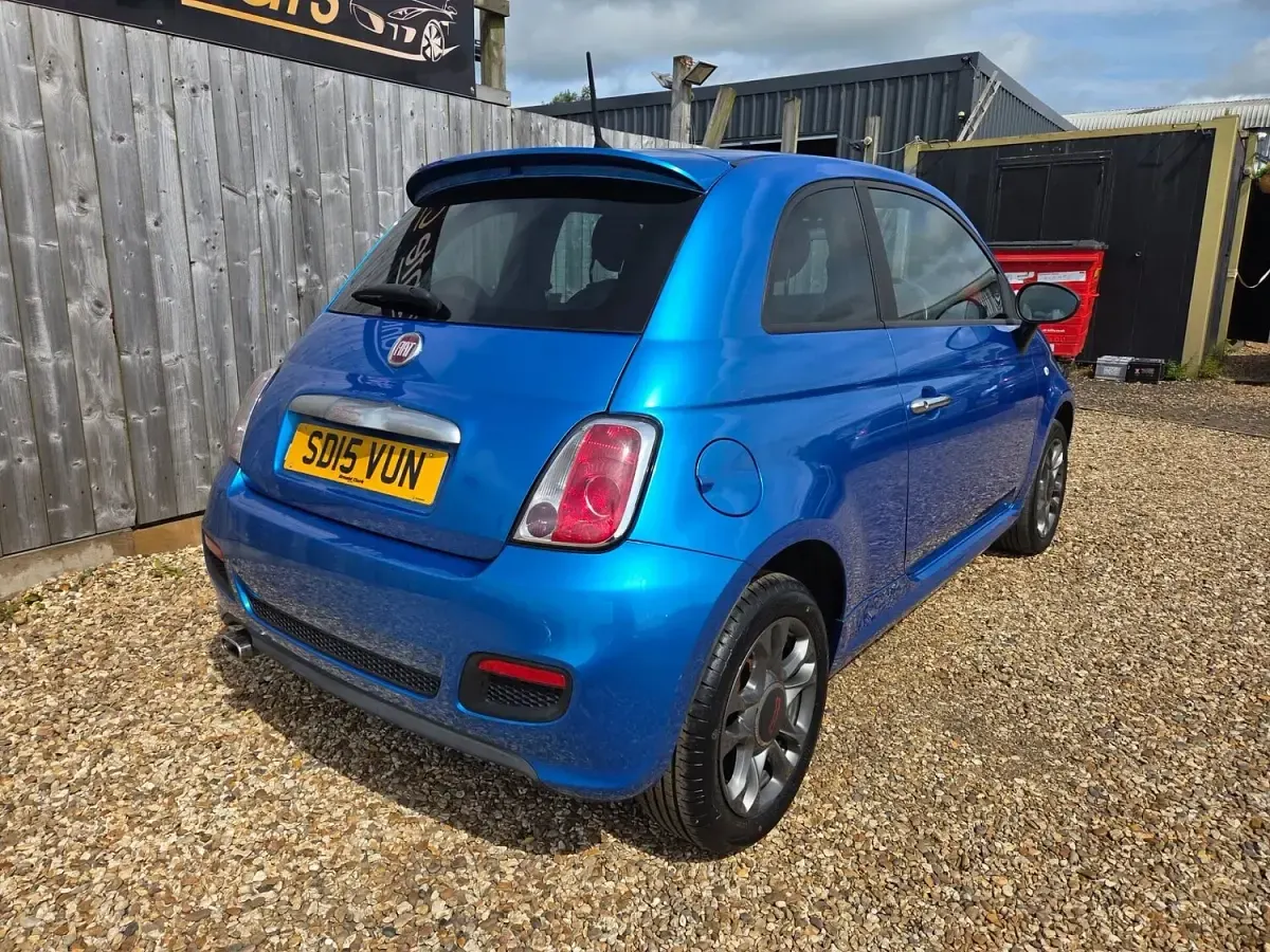 Used Fiat 500S S 2015 Blue Hatchback