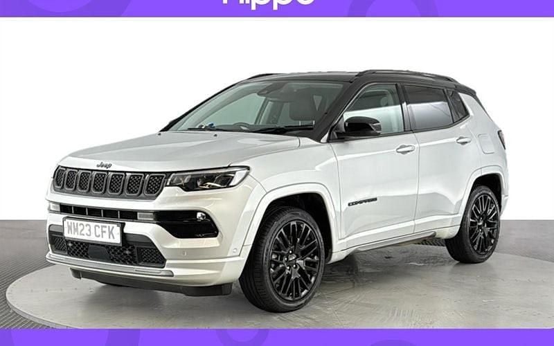 Silver/black Used 2023 Jeep Compass SUV | £16,620 (Fair price) - Image 1/4
