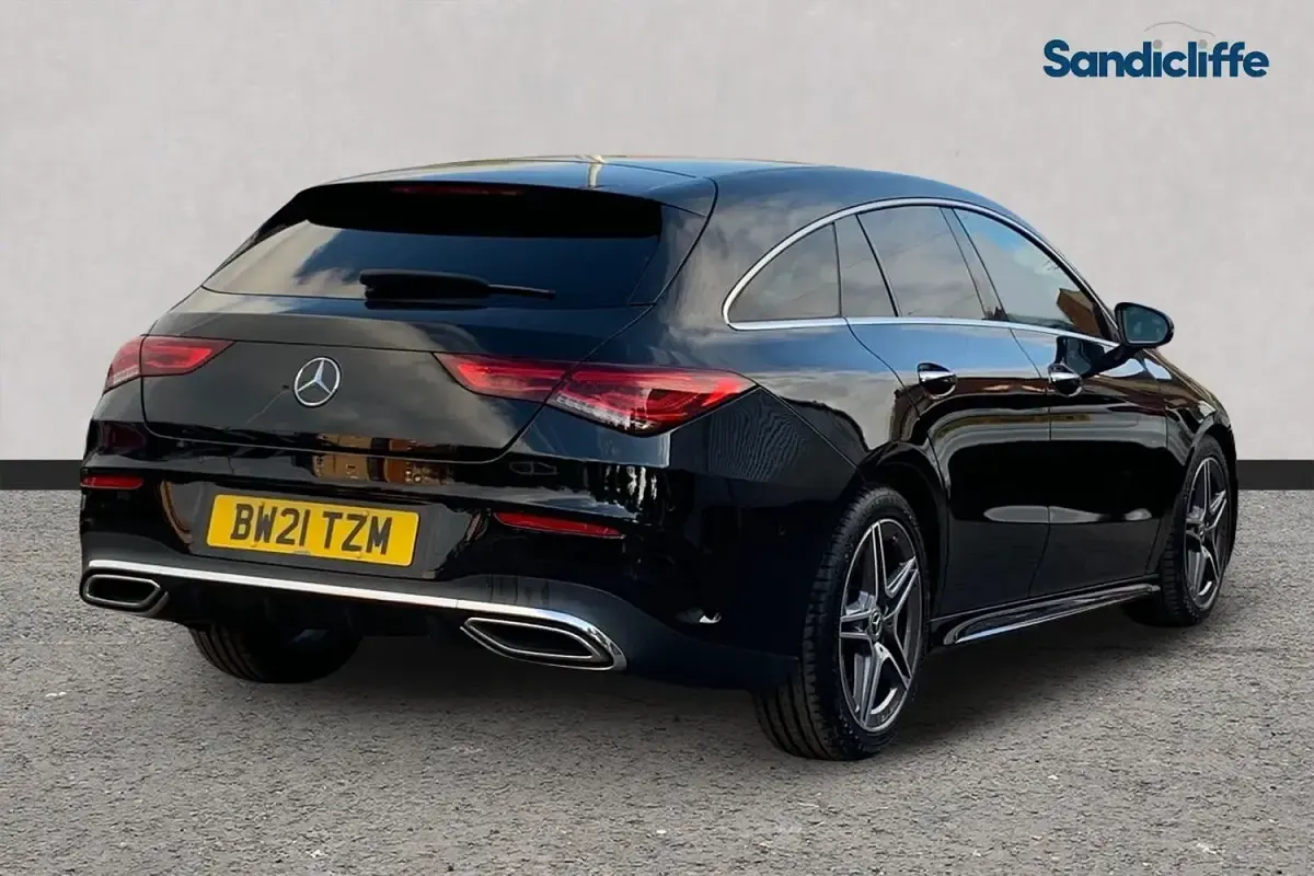 Used Mercedes CLA180 AMG Line Premium Plus 136 HP (100 kW) 2021 Black Coupe