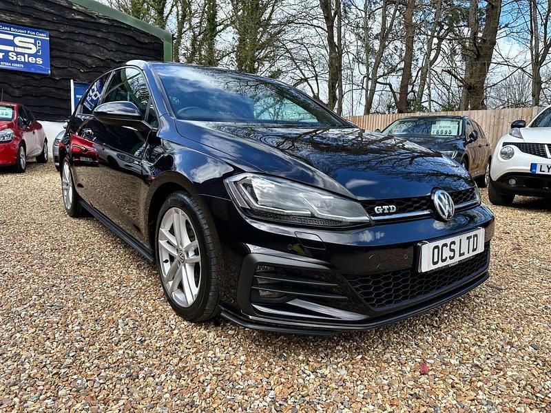 Used VW Golf VII GTD 184 HP (135 kW) 2018 Black Hatchback
