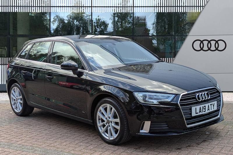 Used Audi A3 Sportback Sport 2019 Black Hatchback