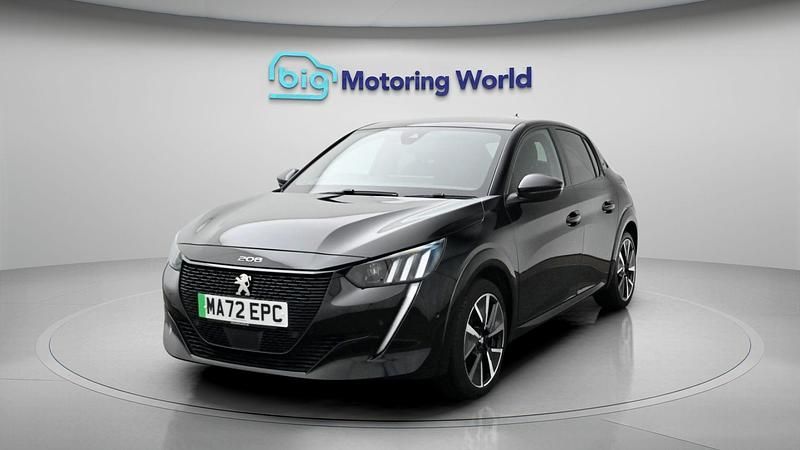 Used Peugeot e-208 Premium 100 kW (136 HP) 2022 Black Hatchback