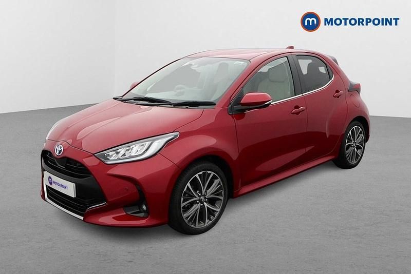 Used Toyota Yaris Hybrid 2023 Red Hatchback