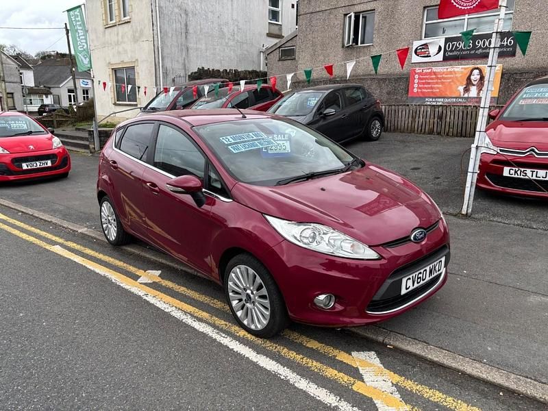 Used Ford Fiesta Titanium 2010 Red Hatchback