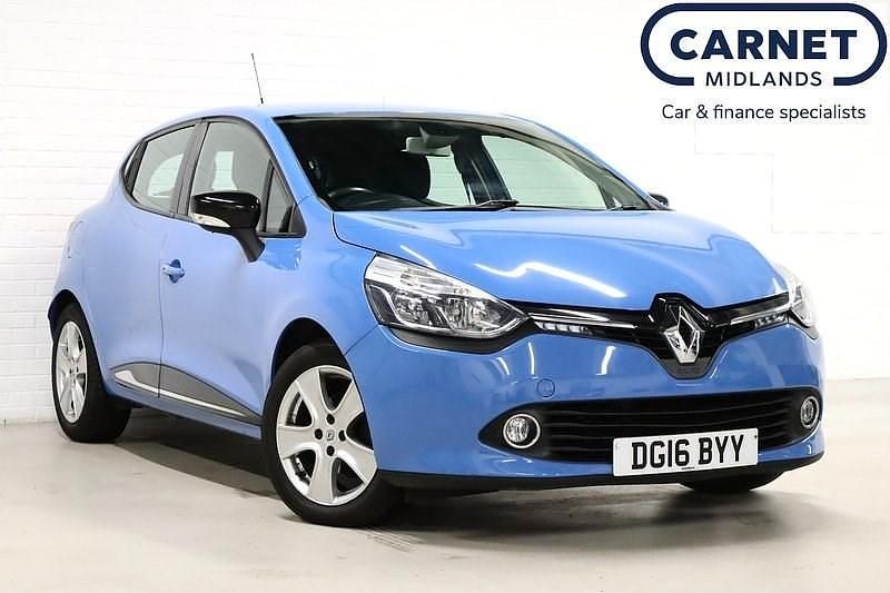 Used Renault Clio IV Dynamique 75 HP (55 kW) 2016 Blue Hatchback