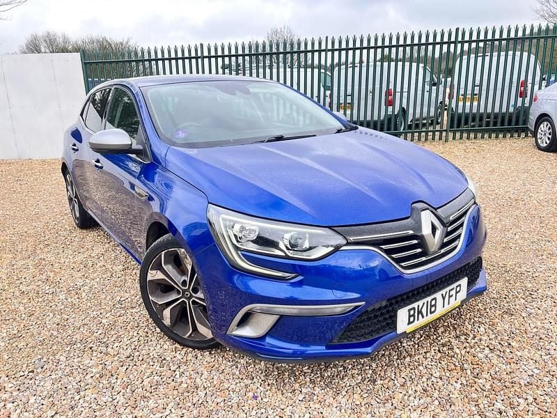 Used Renault Mégane GT Line GT-Line 130 HP (95 kW) 2018 Blue Hatchback