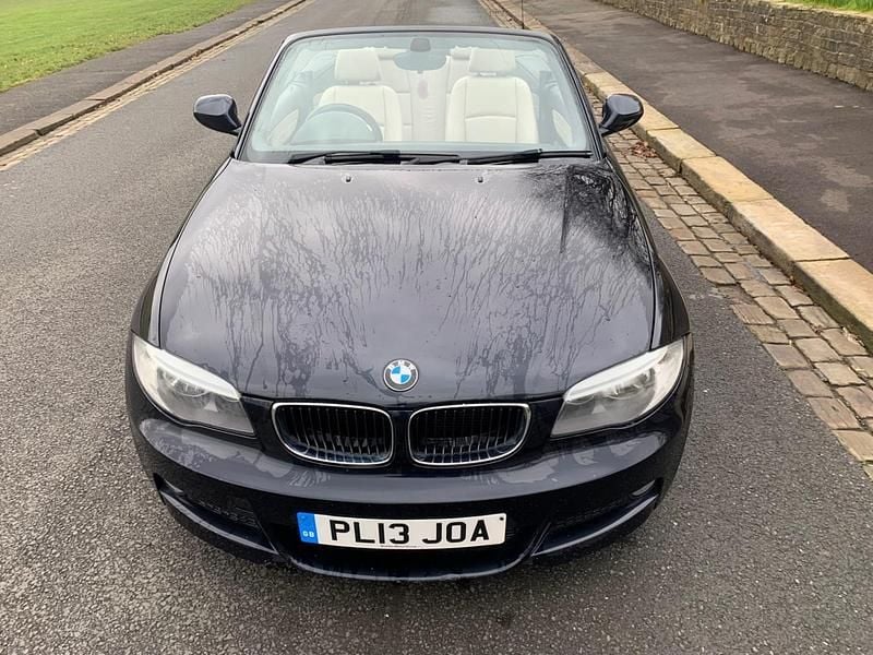 Used BMW 118 Cabriolet Sport Line 2013 Black Cabriolet