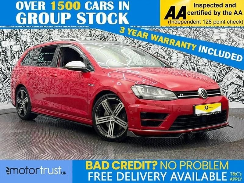 Used VW Golf VII R 2017 Red Estate