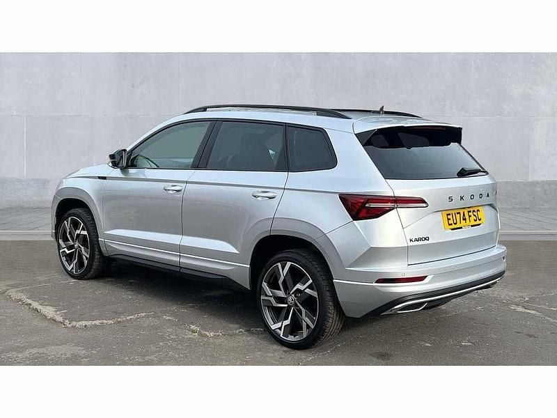 Used Skoda Karoq SportLine 150 HP (110 kW) 2024 Silver SUV