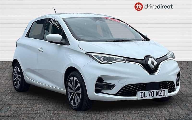 Used Renault Zoe GT-Line 100 kW (136 HP) 2020 White Hatchback
