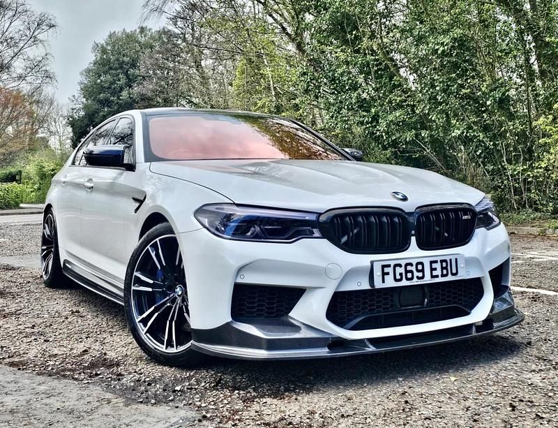 Used BMW M5 Comfort Edition 2019 White Sedan