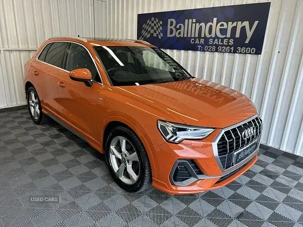 Used Audi Q3 S-Line 150 HP (110 kW) 2019 Orange SUV