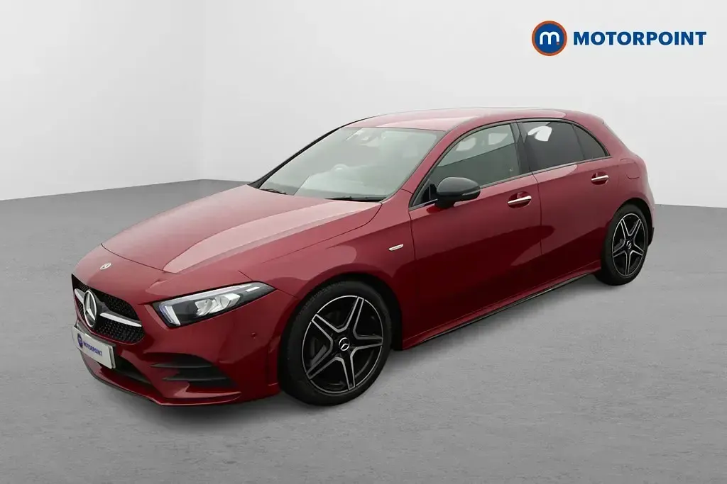 Used Mercedes A200 AMG Line Premium 163 HP (119 kW) 2022 Red Hatchback
