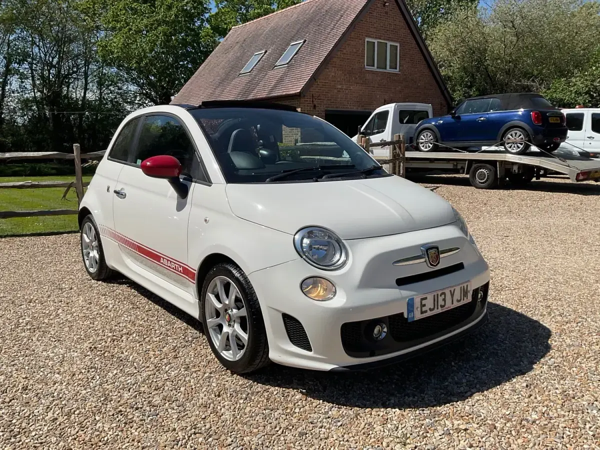 Used Abarth 500C 2013 White Cabriolet