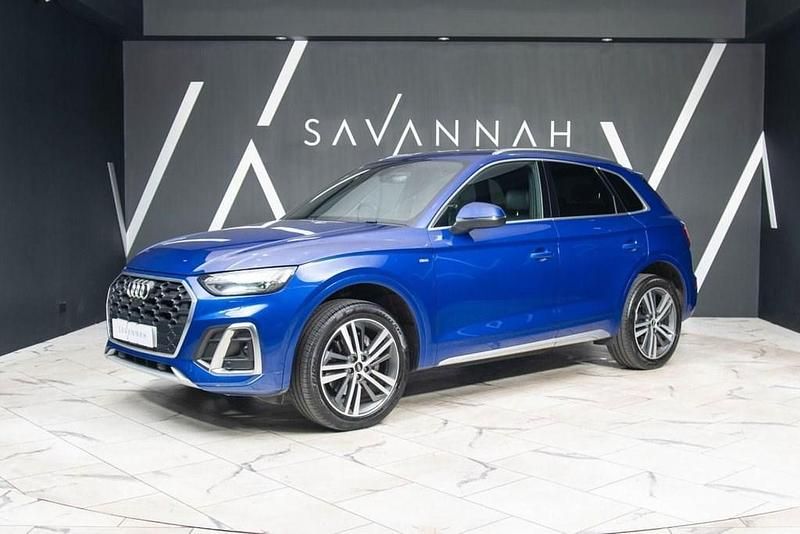 Used Audi Q5 S-Line 204 HP (150 kW) 2022 Blue SUV