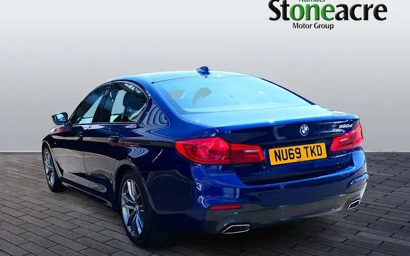Used BMW 520 M Sport 190 HP (139 kW) 2019 Blue Sedan