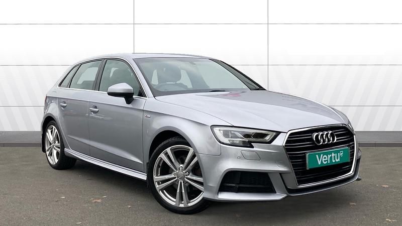 Silver Used 2020 Audi A3 S-Line Hatchback | £19,421 (Fair price) - Image 1/3